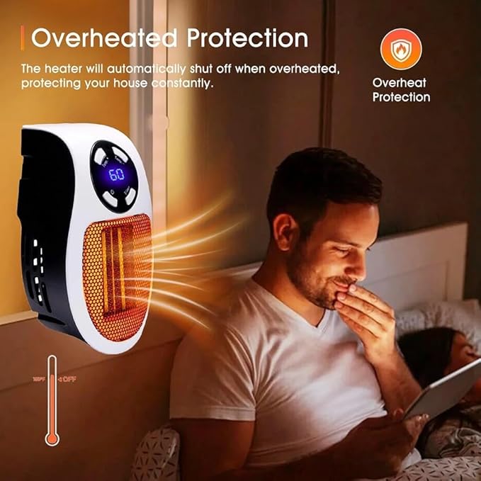 Wall Outlet Space Heater